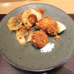 神保町 傳 - 海老＆チップス