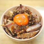 麺処 有彩 - '23.06チャー丼＋卵黄