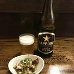 ばんや - 瓶ビール　サッポロ　中瓶