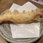 立呑み 魚椿 - 「白姫海老天」(￥299)