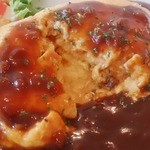 イタリアンベジタブルとパンチェッタの奥久慈卵オムレツ