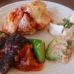 欧風キッチン りとるは - ビュッフェメニュー（パングラタンはチーズたっぷりでボリューミー♪）