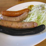 本日のウインナーソーセージ盛合せ