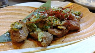 Sainome - 牛ホホのねぎ味噌焼き