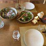 オキオリーブ澳邸 - 朝は無料の軽朝食付きです、有料で漆塗りの漆器での和朝食もあるとのことでしたが、これはこれで大満足