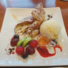 Cafe cache cache - クロワッサンのフレンチトースト