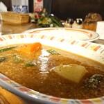村上カレー店・プルプル - ナット・挽肉ベジタブル ¥1100