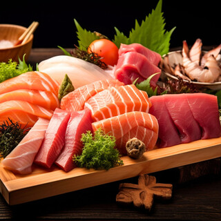 北海道産の鮮魚を使用した贅沢な海鮮料理をご用意！！