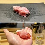 パルコ フィエラ - 炊き立てゆめぴりか＆プロシュートコット、同セロリ酢＆山わさびver.