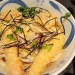 うどん家 こむぎ - ・海老天揚げ餅(冷)1300円