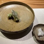 割鮮 入たに - 【 旬のアスパラ 】