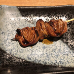 炭火焼き鳥と博多もつ鍋 ながれ 錦本店 - はつ　たれ