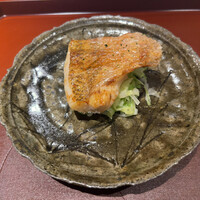 馳走 啐啄一十  - ノドグロの焼き物、キャベツと共に