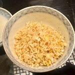 銀座 上瀧 - 2023.5.  香港式干し貝柱の炒め~香港式干貝炒飯~