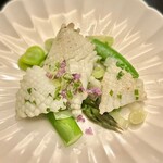 銀座 上瀧 - 2023.5.  佐賀県唐津産 アオリイカの超強火炒め~生炒紫蘇鱿花~