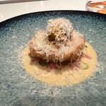 TOMONO - 【 ほたての揚げ餃子 】