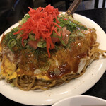 Hiroshima Fuu Okonomiyaki Shanto - タコタルMIX 焼きそば2玉