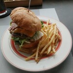 うみいろ - ベーコンレタスバーガーセット（ベーコンレタスバーガー、ポテト）