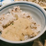 Jinenjo An - 自然薯麦とろとお蕎麦のセット1180円