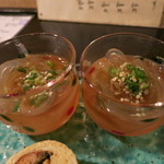 土家 - 25年8月　ところてん　葱、茗荷