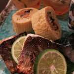 土家 - 25年8月　カマス焼き、鰻巻き