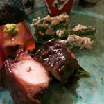 土家 - 25年8月　蛸柔らか煮、インゲン白和え