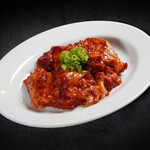 焼肉 長介 - 辛味噌ミックスホルモン