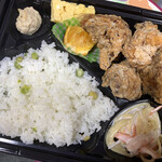 Shunsensakaba Mantenya - 日替わり　豆ご飯と鶏から揚げ