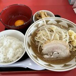 ラーメン もっけだの - 『朝食セット(ラーメン)+メンマ』