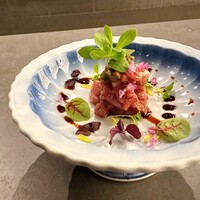 NoruraDa - ハーブ香る和牛炙りユッケ