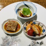 中華菜房 古谷 - 前菜３種