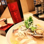 東三国 海鮮食堂 おーうえすと - 鯛とアサリの塩酒蒸し