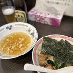 えーちゃん食堂 - 金目鯛塩つけ麺＋海苔トッピング