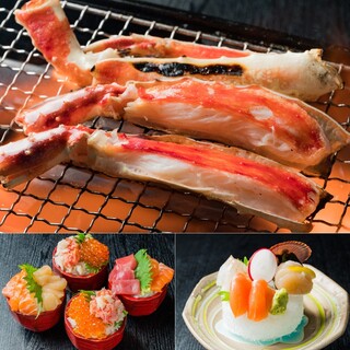 하나의 이자카야 (선술집)에서 7개의 전문점의 홋카이도 요리를 맛볼 수 있는 요코초 이자카야 (선술집)