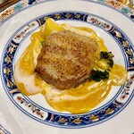 渡辺料理店 - 4皿め：鹿児島産黒豚のロースト