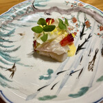 KOTARO Hasegawa DOWNTOWN CUISINE - 景色が美しい鯛の活き締め　ビネグレットソースが素晴らしい