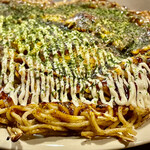 お好み焼き 鉄ちゃん - 高速マヨ掛けもみられて大満足です