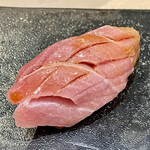 鮨 心白 - 満を辞して大トロ登場　何だかやられた感がありますｗ