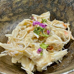 鮨 心白 - 呑み汚い人ｗには毛蟹の蟹味噌和えが出てきます