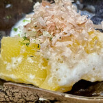 鮨 心白 - 自然薯と大和芋を合わせて甘塩っぱい酒肴に