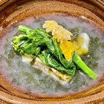 鮨 心白 - 五島の白甘鯛と蛤の炊き合わせ