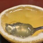 虎屋 壺中庵 - 端の果実の酸味を使って食べるのがベスト