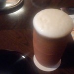 生ビールは陶器で