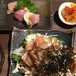 BANSAN 京色 - サラダ、鶏の刺身