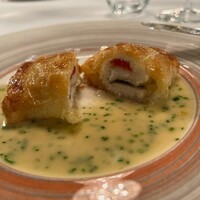 プレスキル - 山椒の香る伝助穴子のフイユテ アンチョビソース