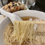 味の中華 羽衣 - 細ちぢれ麺はツルッと良い食感