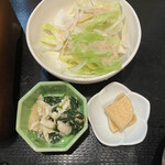 Sumiyaki Izakaya Toriya - サラダ、小鉢、漬物