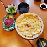 魚津クラス - 馬肉と枝豆とチジミ