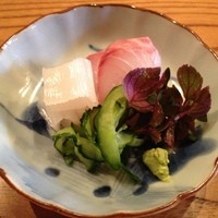 魚菜料理 縄屋 - 石鯛と白イカのお造り