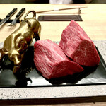 鉄板焼きWAGYU LIVERARY - 本日のヒレ肉　ヒレ肉にグレードあげました◎